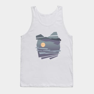 Full moon at night Tank Top